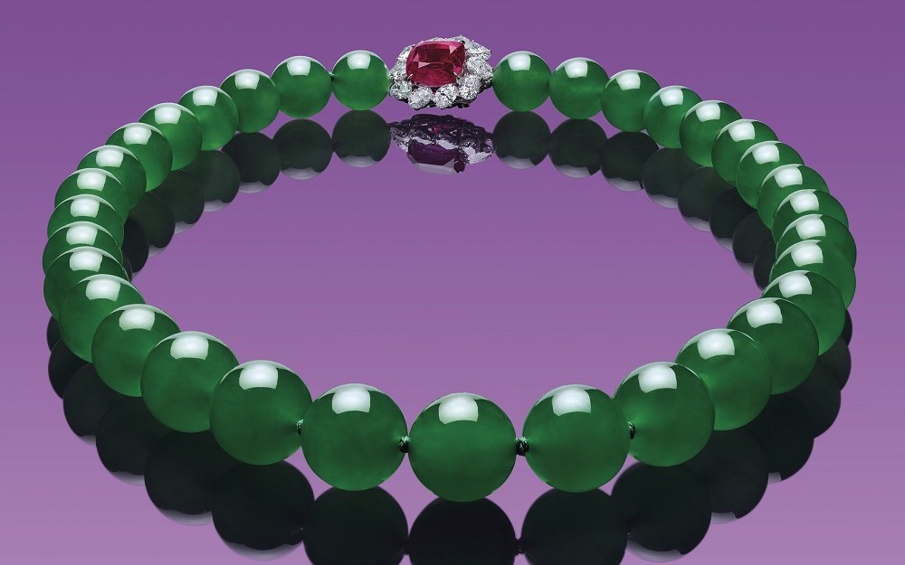 帝王绿翡翠首饰拍卖会,每日珠宝