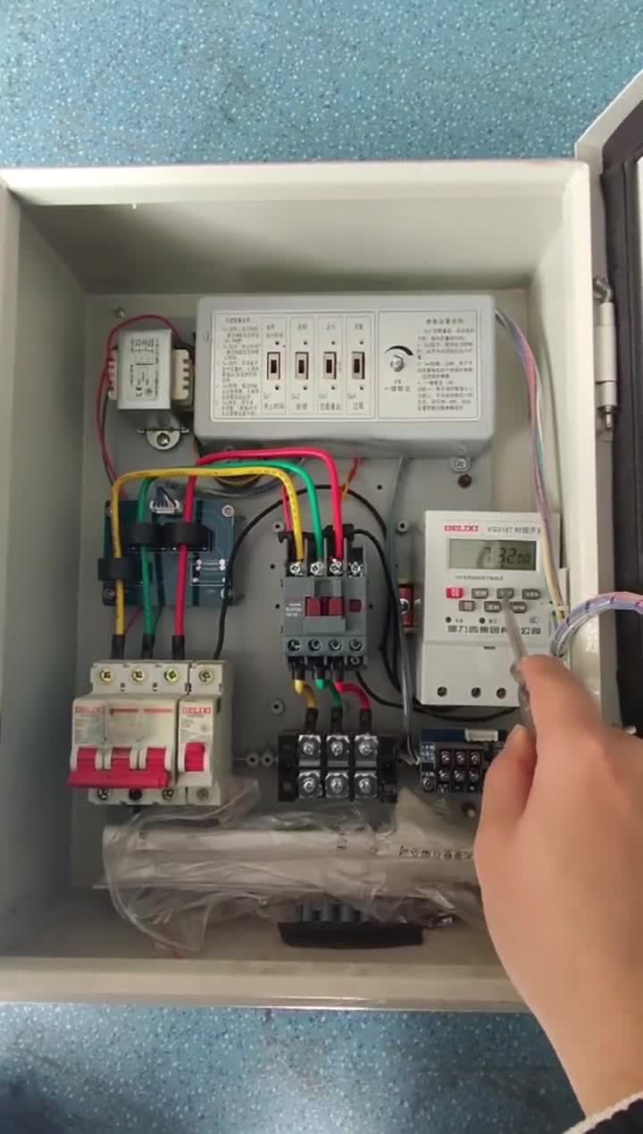 智能水泵控制箱接浮球开关,生活泵房水箱浮球水位控制器