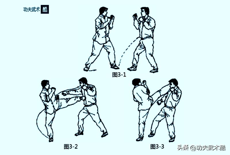 截拳道旋踢，上能踢头，中能击肋，下能扫膝，出其不意的*攻反**利器