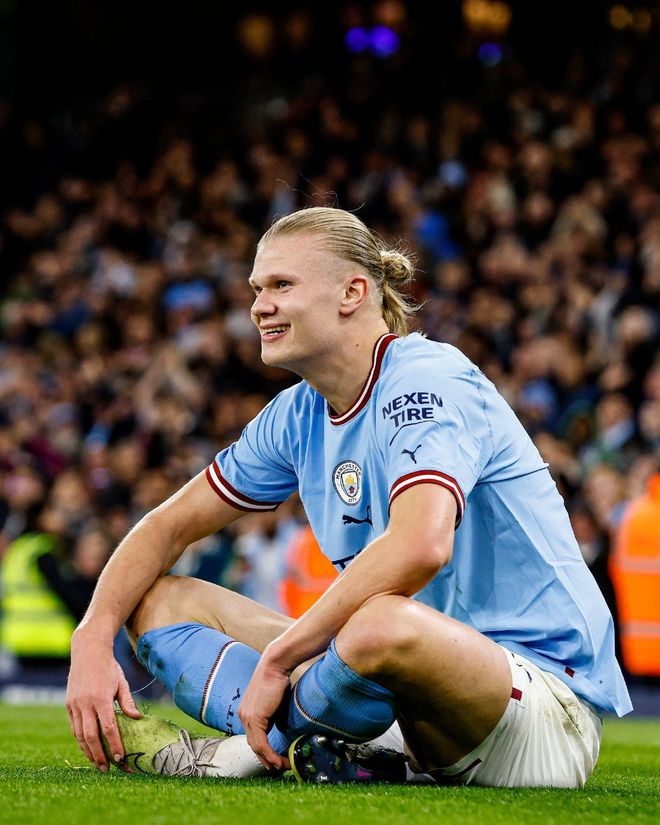 魔人哈兰德进球集锦,哈兰德领跑英超射手榜