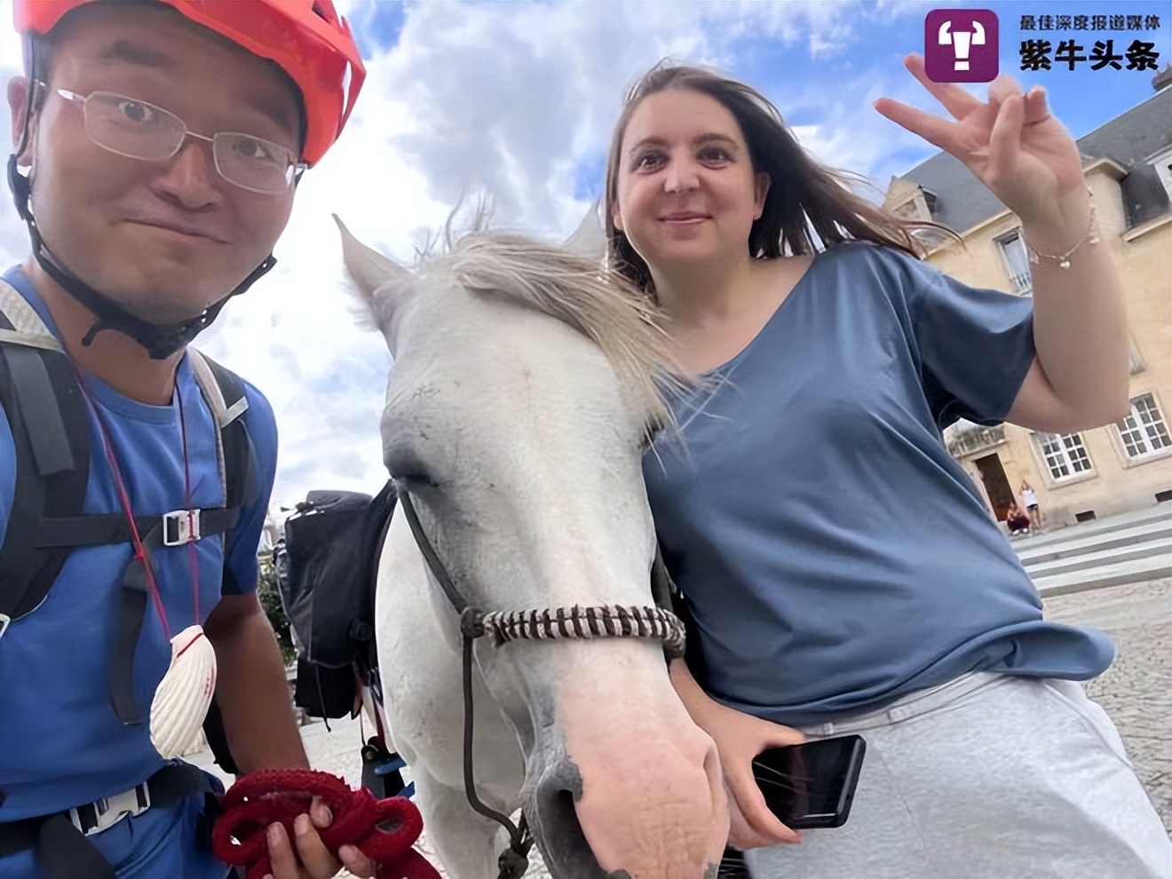 山东小伙买匹白马走欧洲,山东小伙欧洲买马骑回国