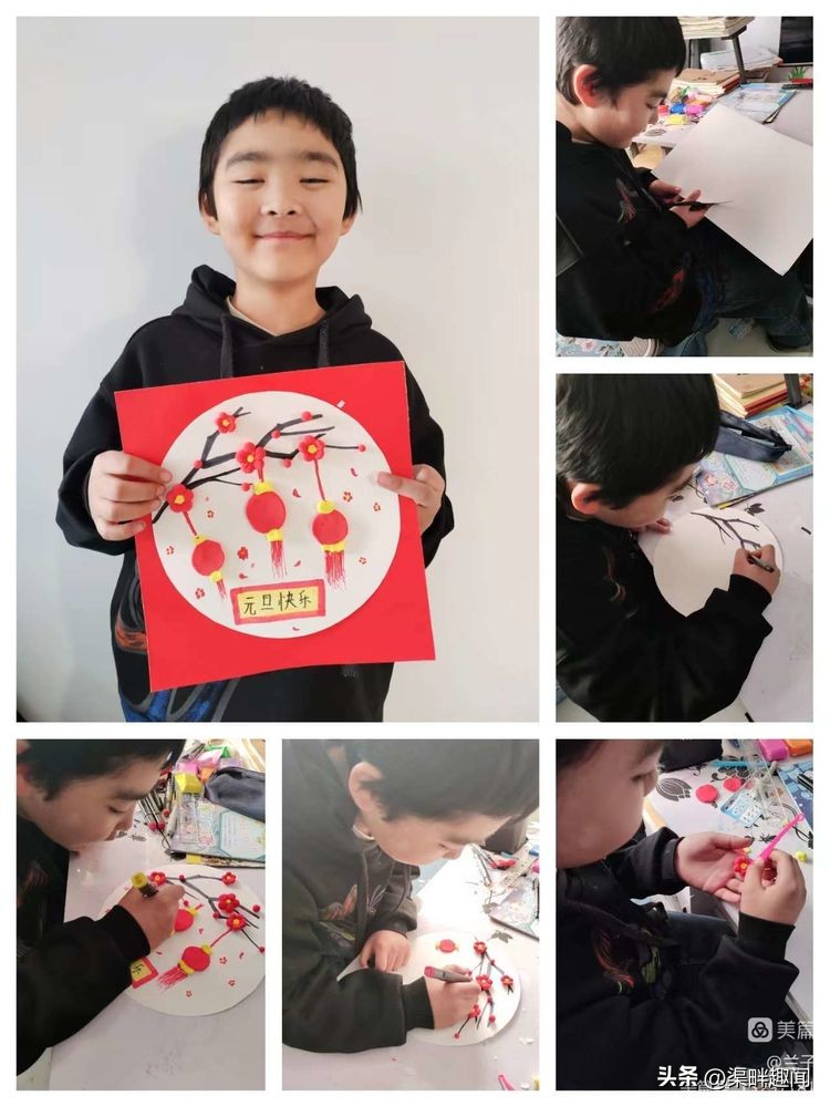 迎元旦手工作品庆元旦,庆元旦迎新年创意手工制作方案