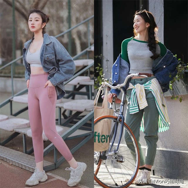 春季，“运动裤”最正确的打开方式：搭配这几款上衣，洋气又显瘦