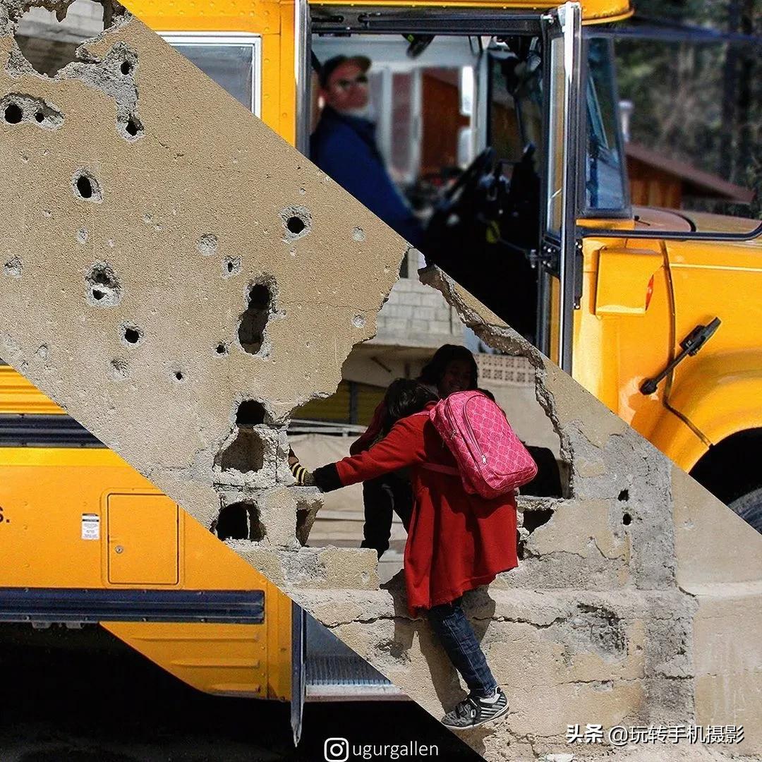 一张照片两个不同人生,一张图两个世界