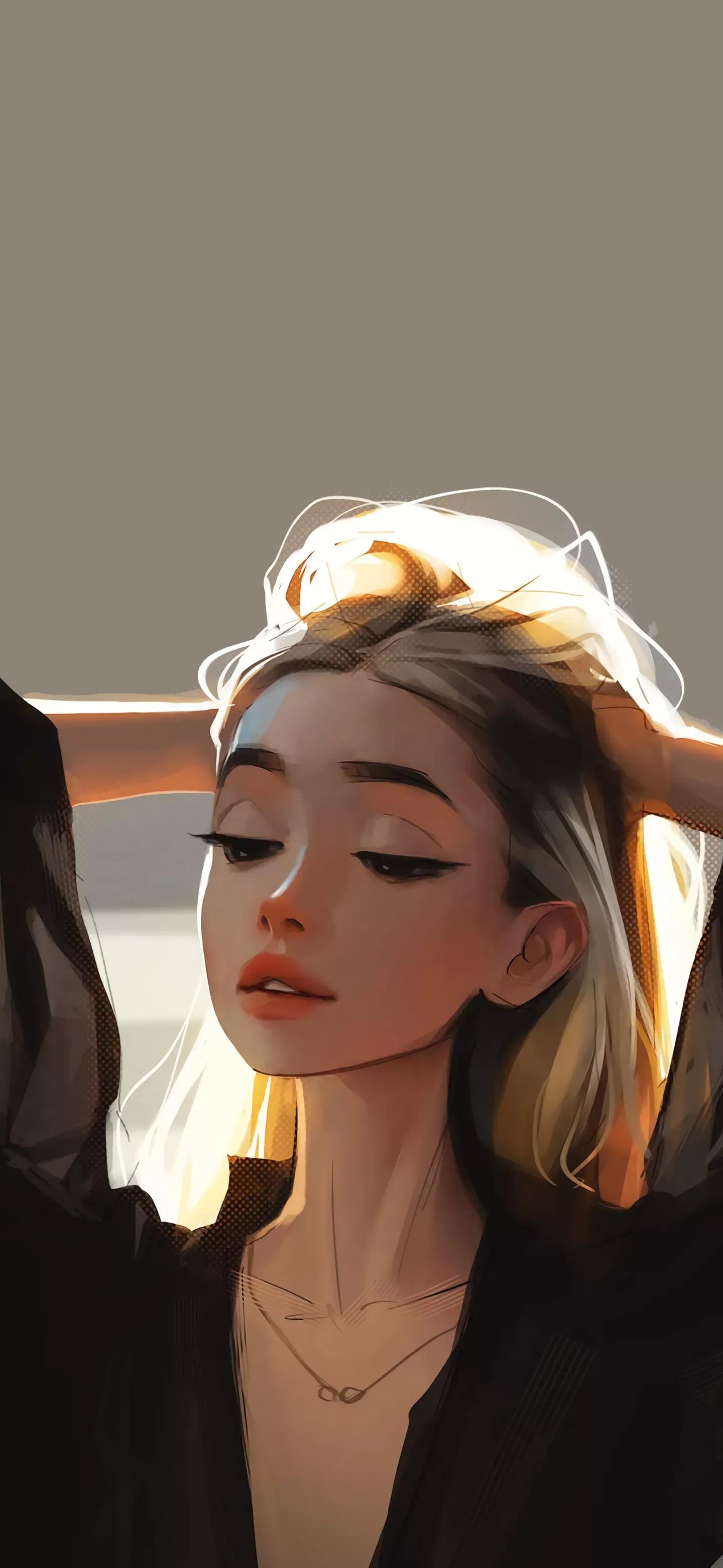 唯美动漫手绘壁纸,壁纸大全唯美手绘女生