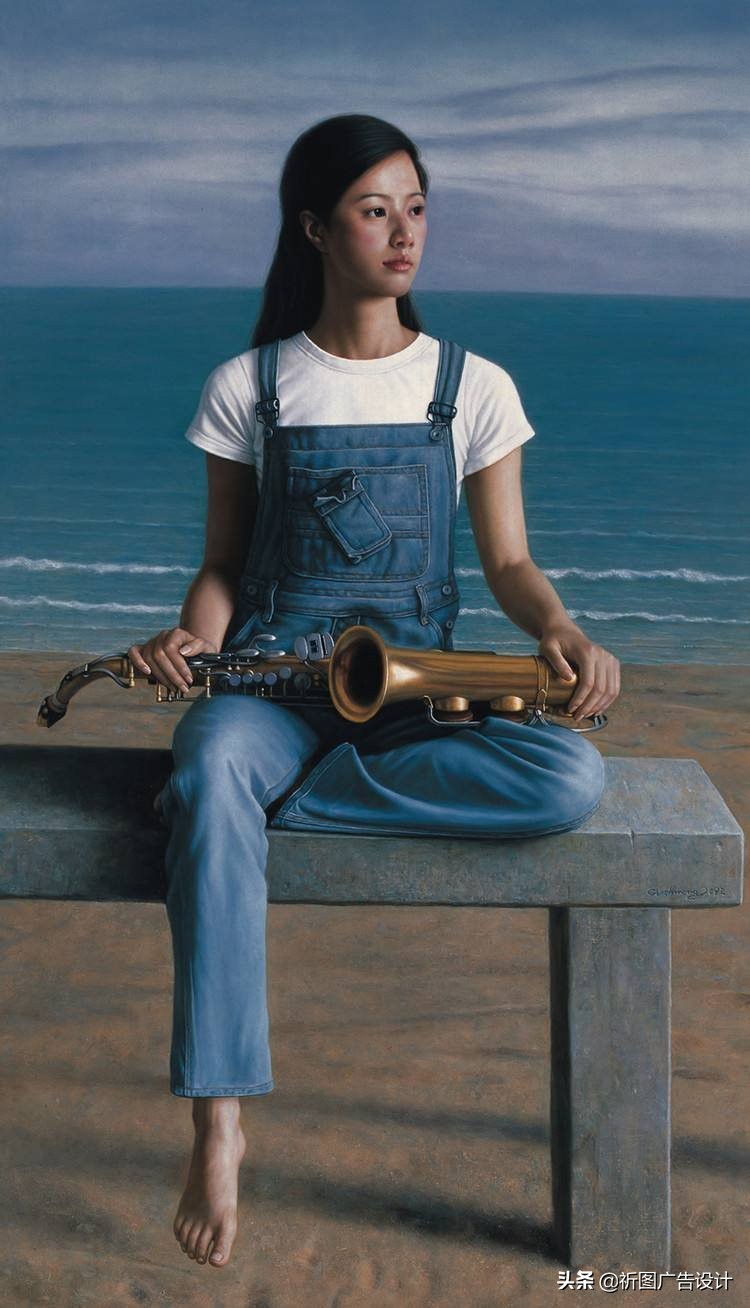 艺术家顾致农教授油画作品——古典美女人体油画欣赏