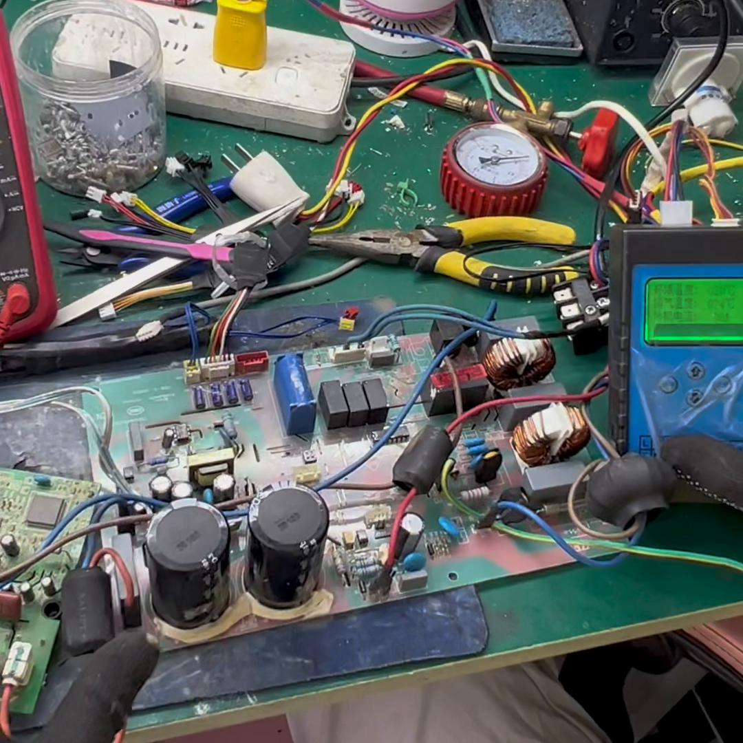 海尔变频板f1维修,海尔变频空调显示f3