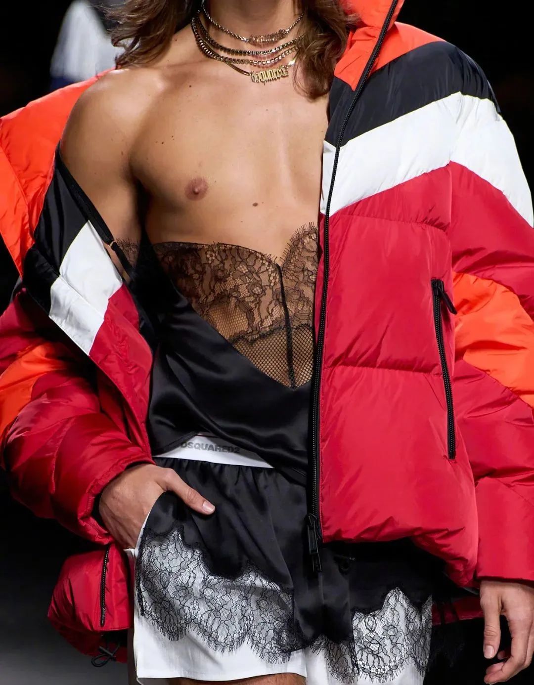 巴黎时装周男模体态,巴黎时装周2019泳装秀