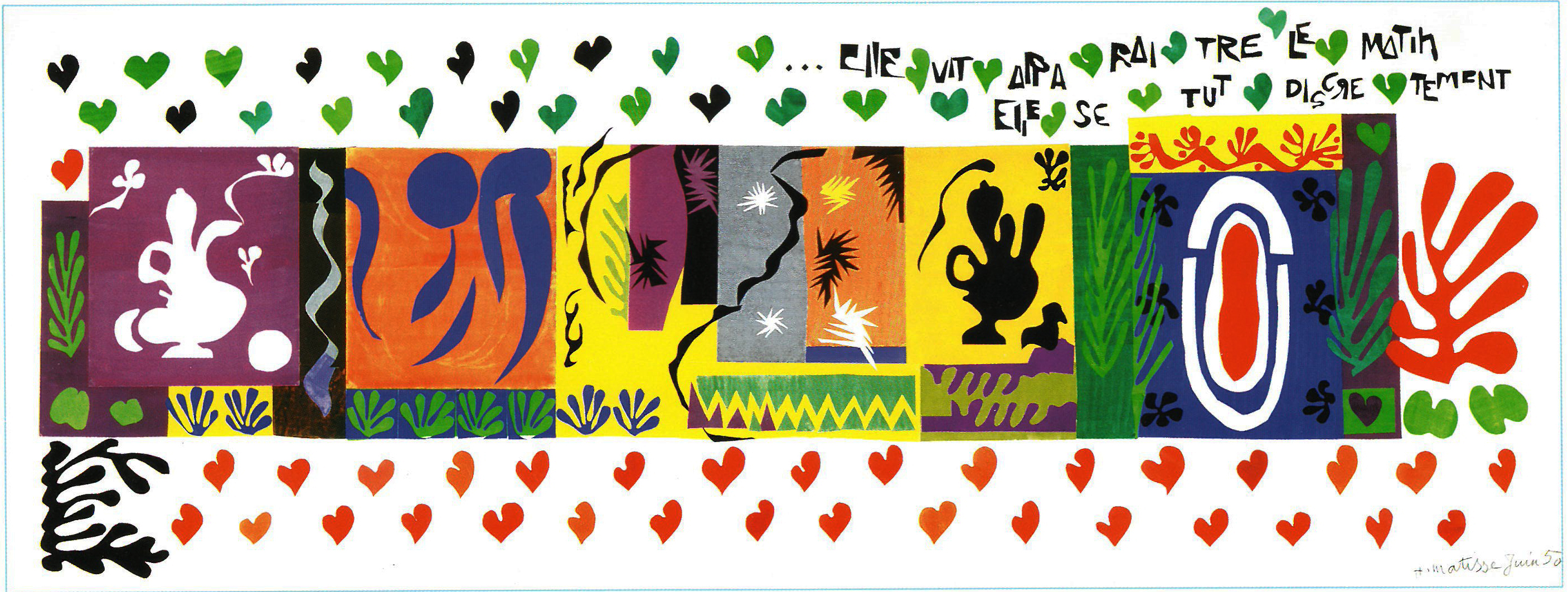 怎么画亨利马蒂斯这个人,亨利马蒂斯剪纸