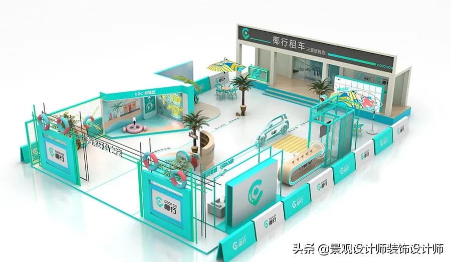 展示设计案例快闪店,快闪店改造效果图