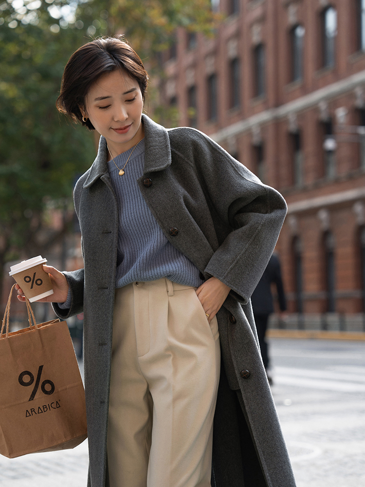 气质时髦女神就靠冬日温暖针织衫,有品位女人衣服