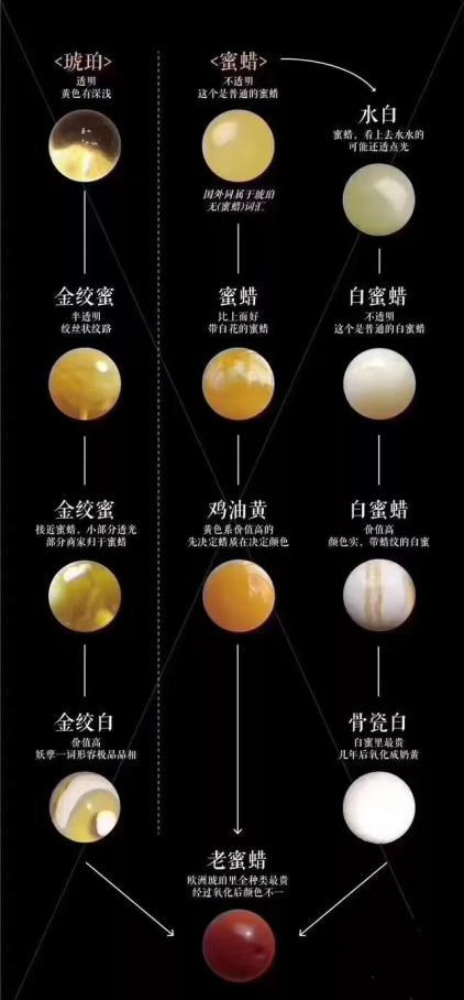 蜜蜡琥珀和蜜蜡有什么区别,千年蜜蜡万年红