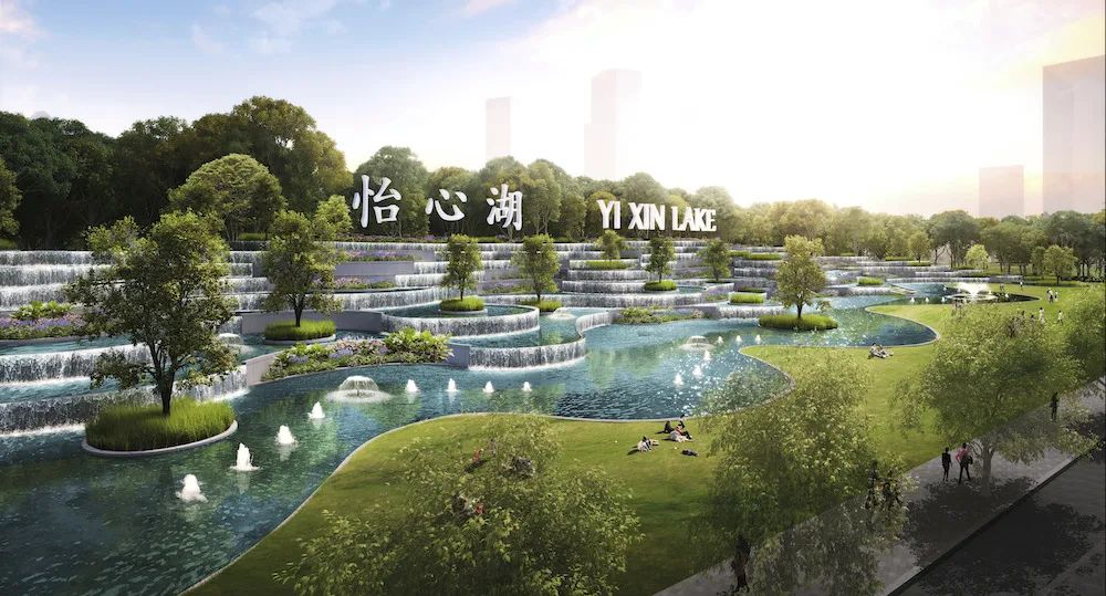 天府怡心湖湖滨蔚蓝城规划图,怡心湖蔚蓝湖滨商业街规划图