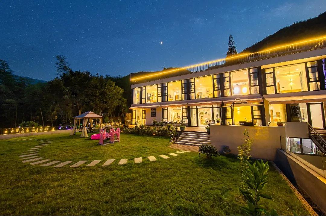 莫干山川野特色民宿,莫干山民宿亲子游烧烤