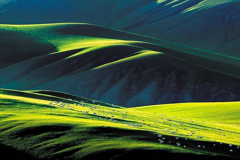 拍点景色,航拍发现深山