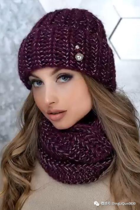 针织帽子大全新款,今年冬天流行针织帽子