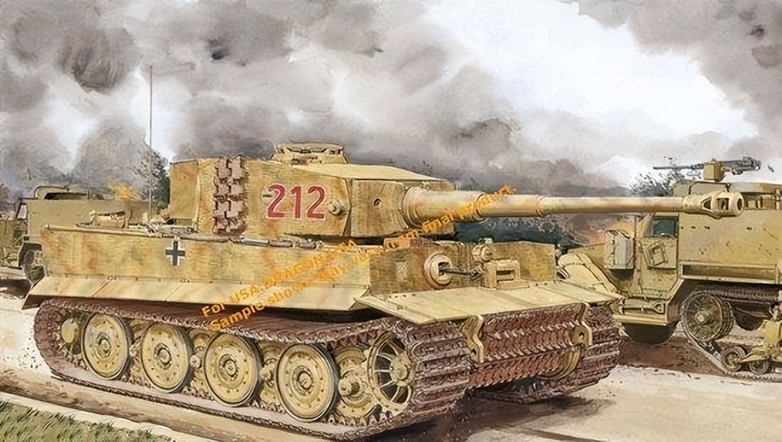 二战德军彩照图,二战德军坦克彩绘图片