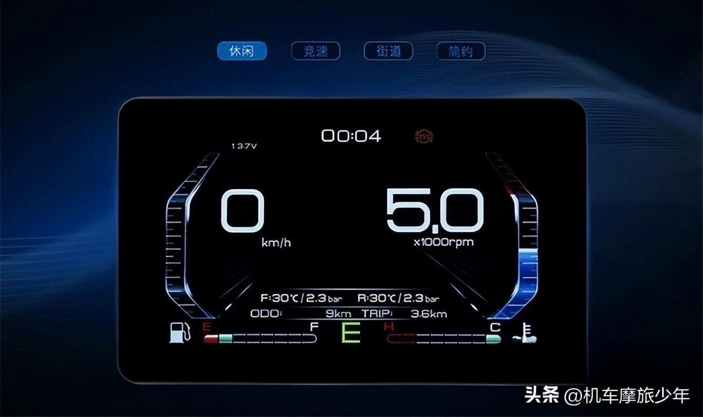 科幻踏板,升仕踏板310m蓝色最新款