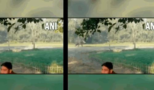 印度男子被大象追杀，又是戳又是拖，人象大战10年双方死亡差不多