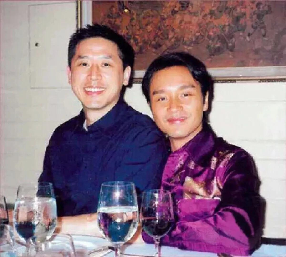 张国荣与唐鹤德最后一次公开露面,19年后再看张继科