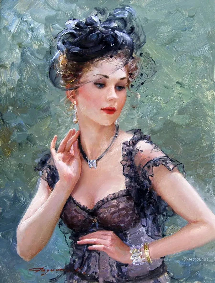 俄罗斯康斯坦丁的油画,康斯坦丁天空之镜油画