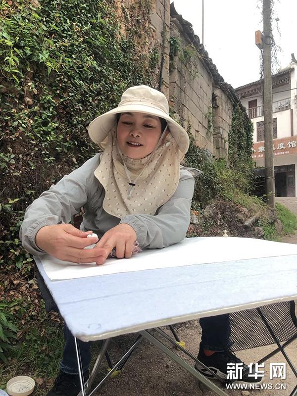 泾县中国山水画,泾县风景写生