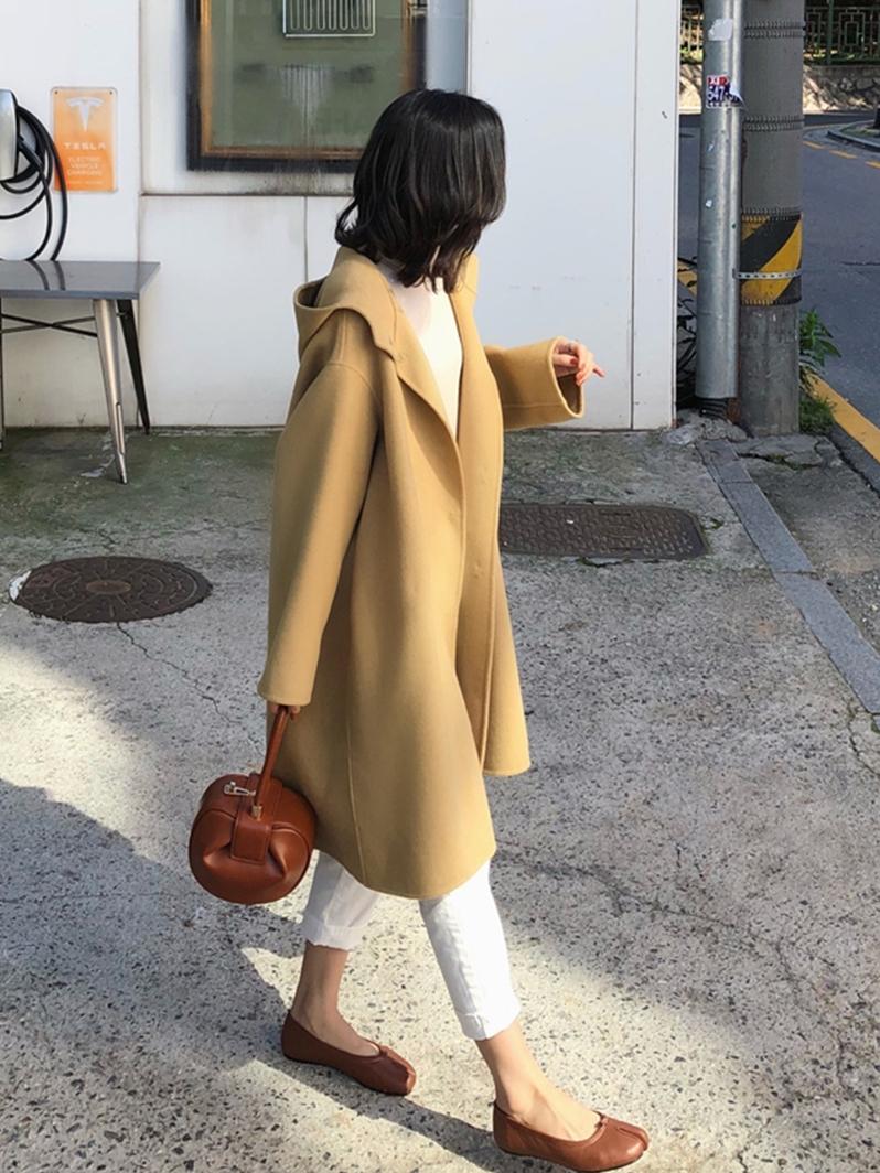 羊绒大衣中长款高级感穿搭,秋冬高级感穿搭羊绒大衣