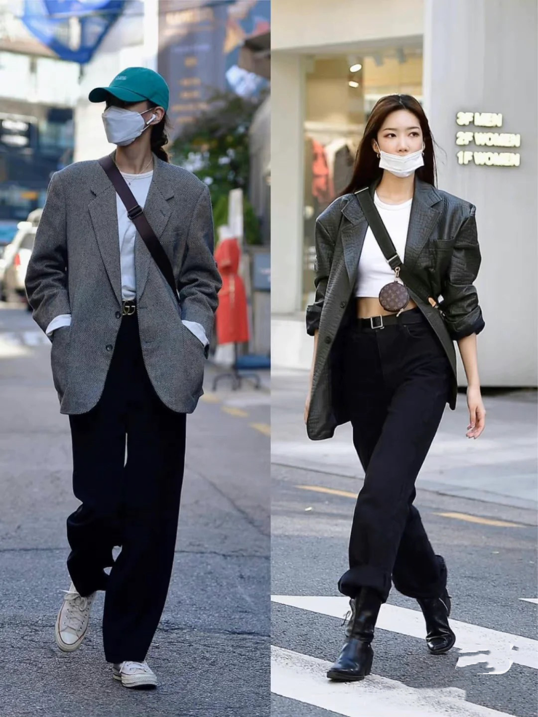 韩国最流行女生冬季穿搭,韩国穿搭ins时尚博主秋冬穿搭