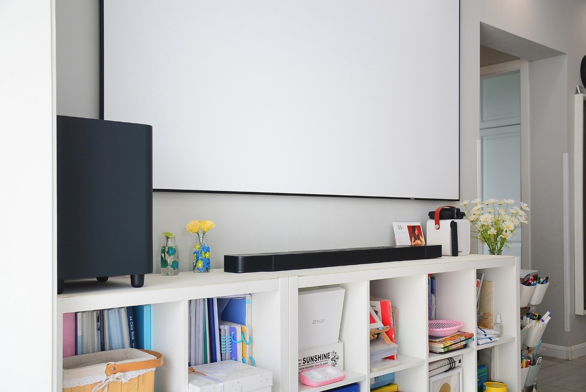 有源低音炮jbl音箱效果,回音壁音响jblbar800如何设置