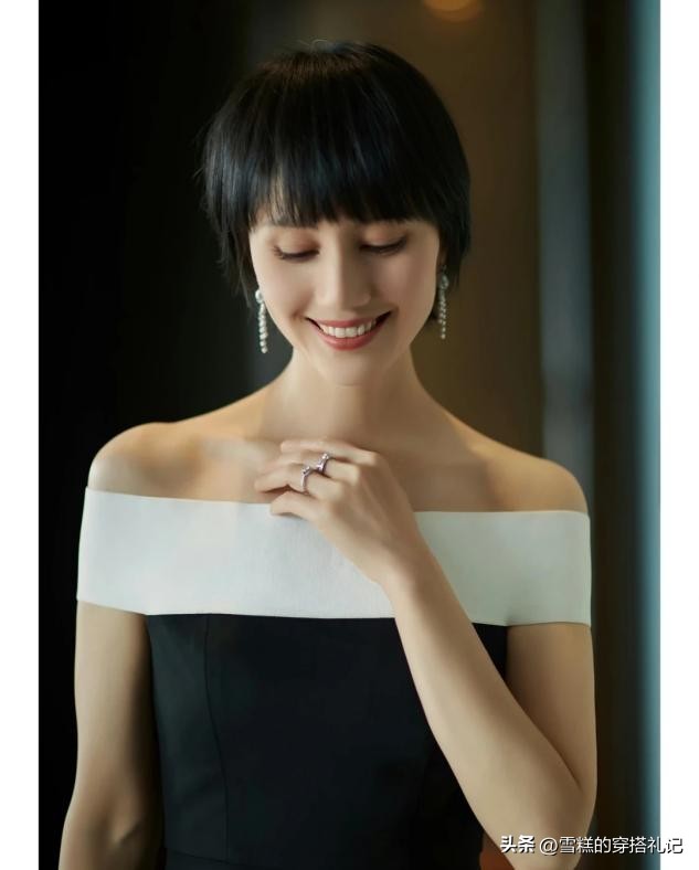 袁泉干练短发发型图片,袁泉最新短发发型图片大全