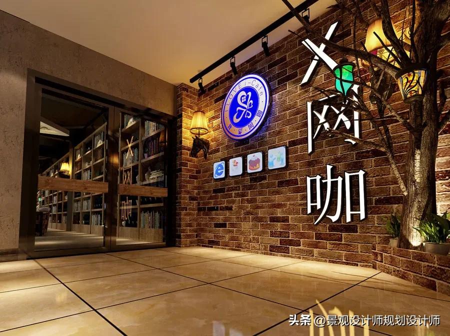 最好的网吧设计图,网咖设计全套案例