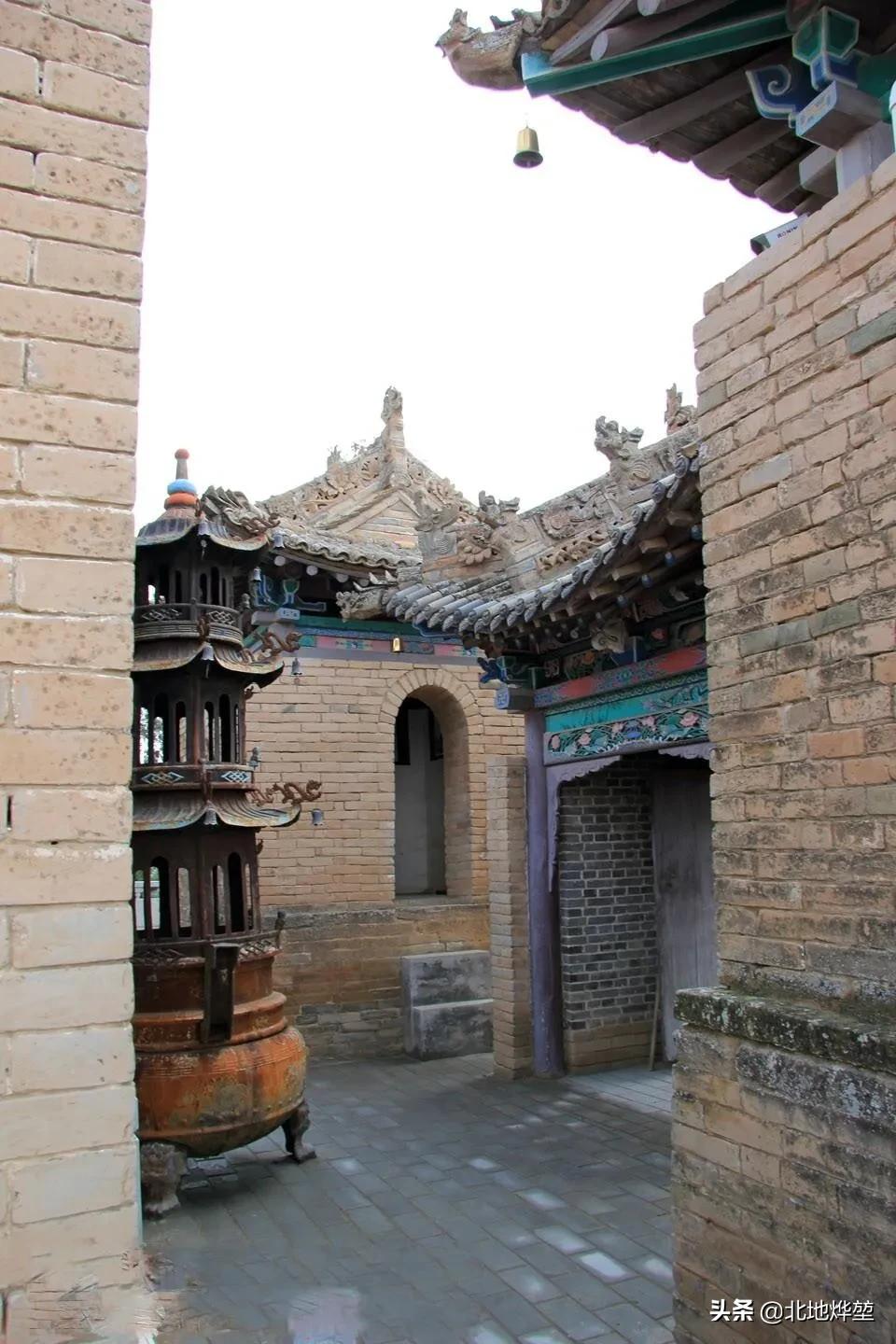 古建筑之美之徽派老砖雕,砖雕屋脊明清老式