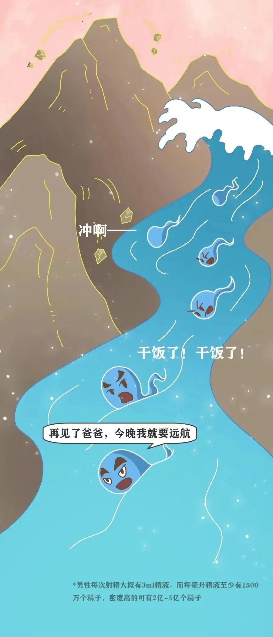 精子是怎么进入对方体内的，真是历经九九八十一难！