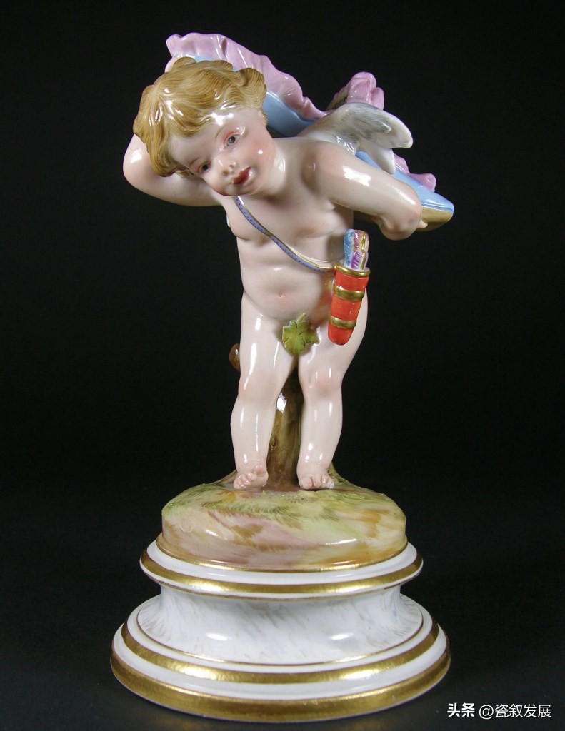 欧洲瓷器之祖-梅森Meissen制瓷厂-爱神丘比特“爱”主题瓷塑(2)