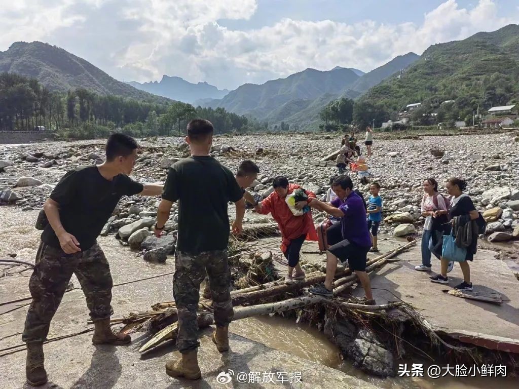 河北涞水泥石流视频,涞水汤家庄泥石流