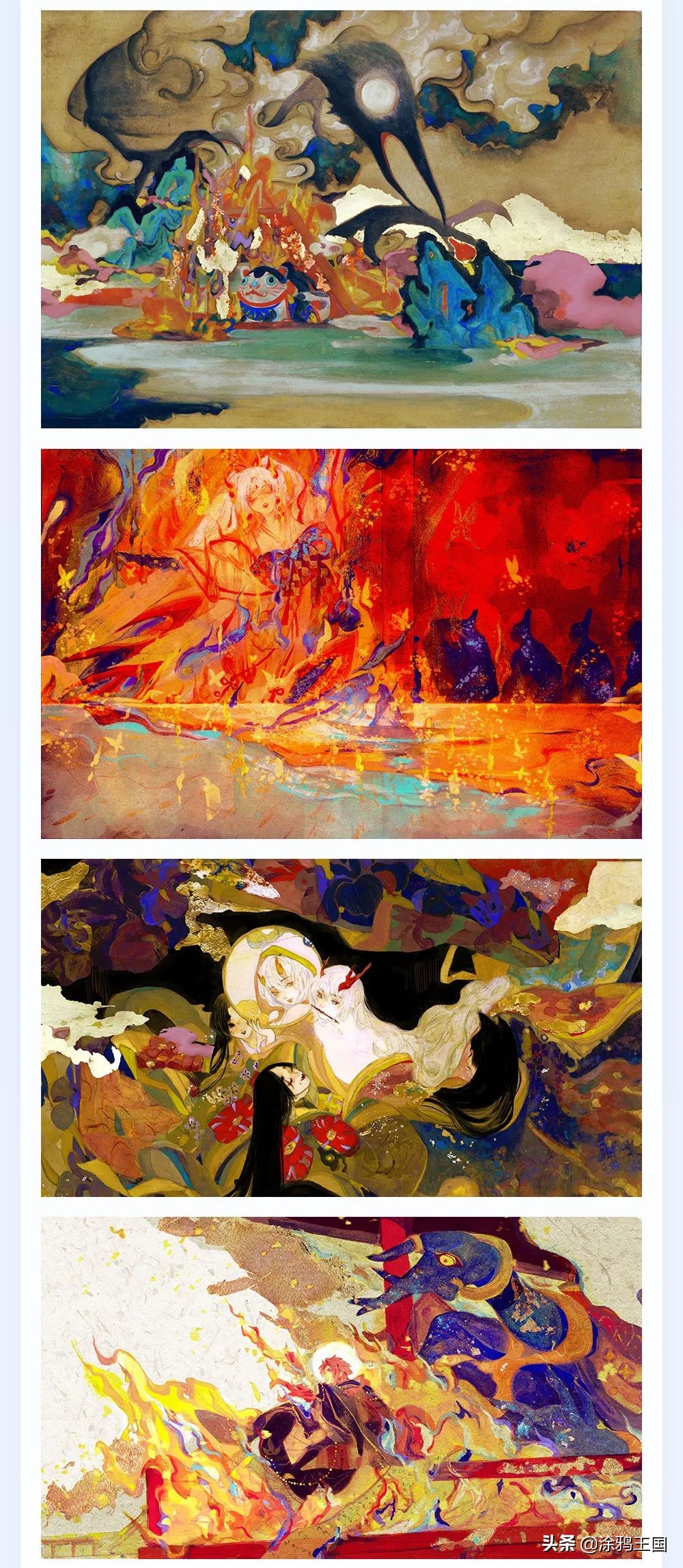 当古老的岩彩遇上当代创作手法——岩彩专题学习课人气预约中