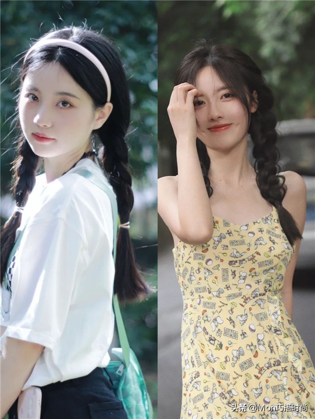 3种洋气减龄显脸小的扎发教程,适合圆脸的减龄扎发