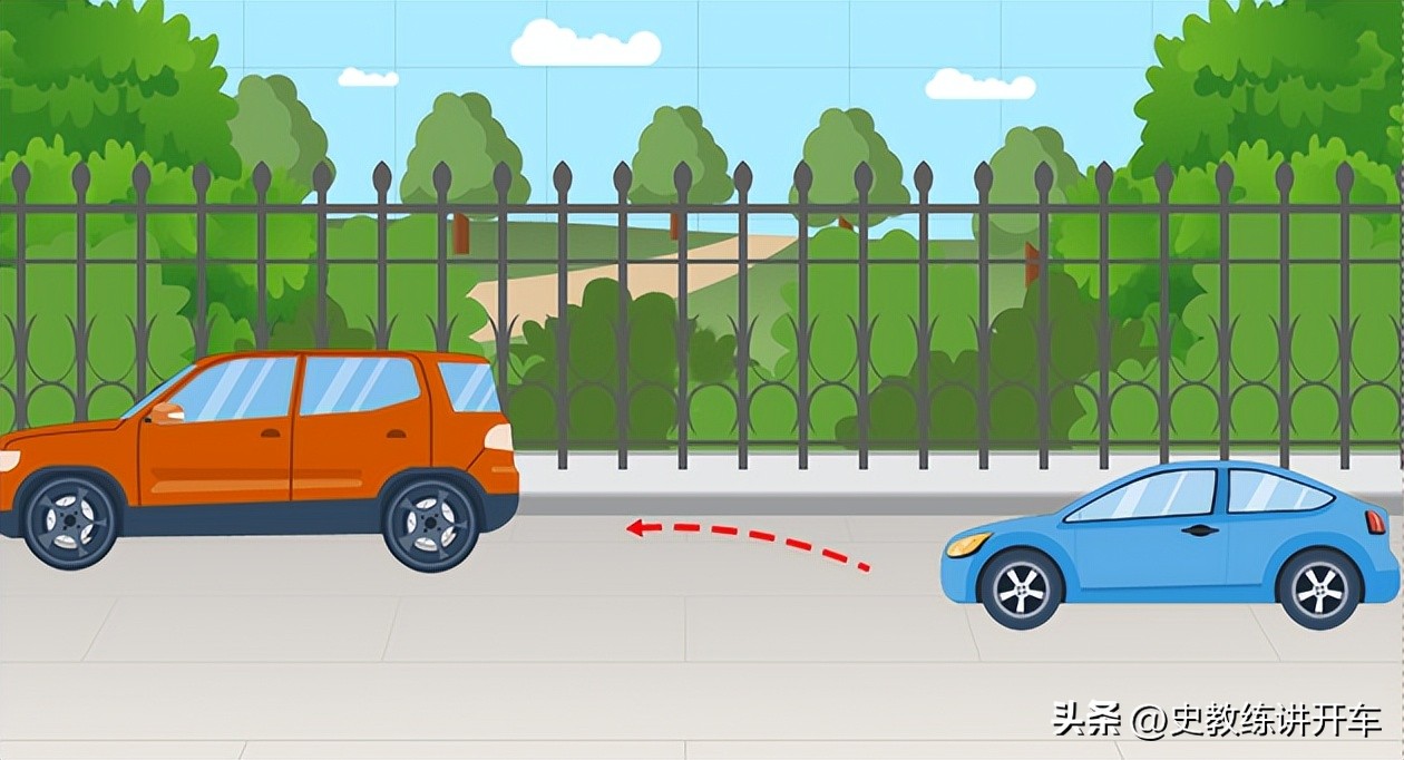 贴路边停靠时，是往前走调车好，还是往后退时调车容易?
