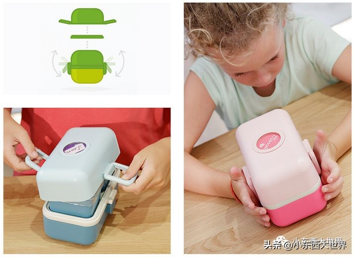 好看又有趣的便当盒,高端六格便当盒