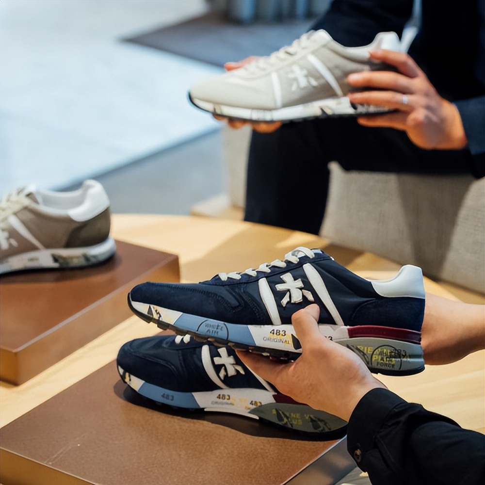 进口premiata鞋,premiata轻奢小白鞋