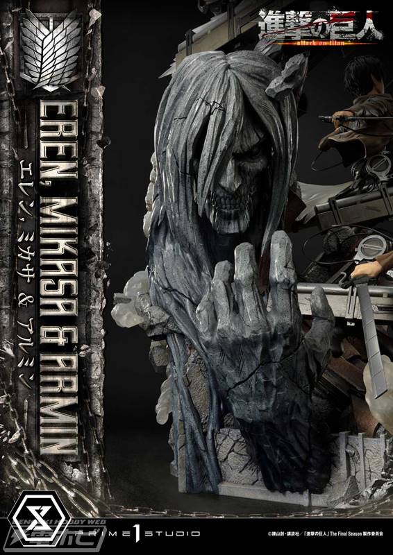 进击的巨人周边手办阿尔敏,进击的巨人艾伦始祖人手办