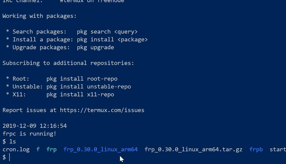 安卓手机上安装Linux开源模拟器-Termux