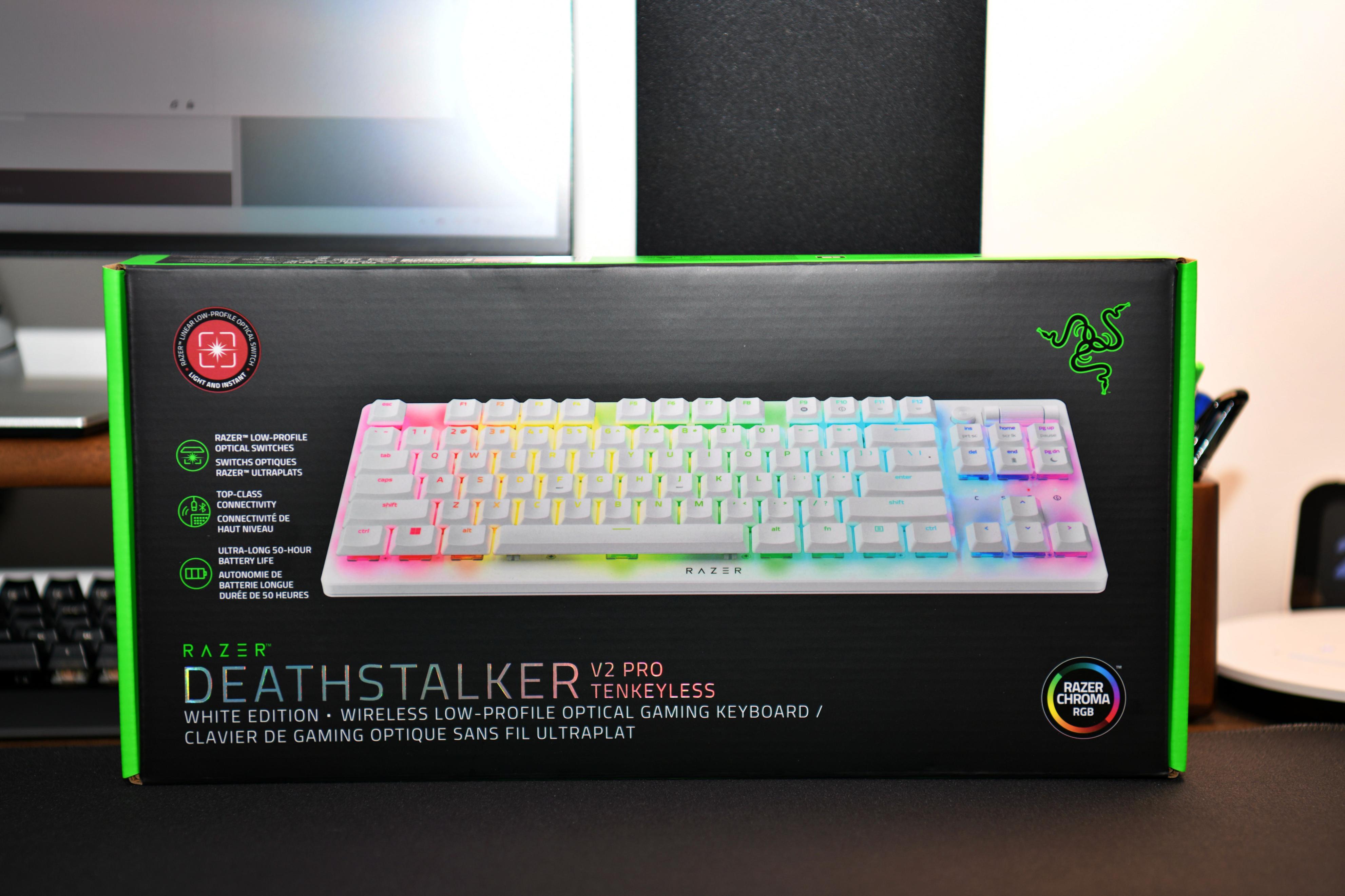 雷蛇无线键盘噬魂金蝎v2pro,雷蛇噬魂金蝎v2无线版机械键盘