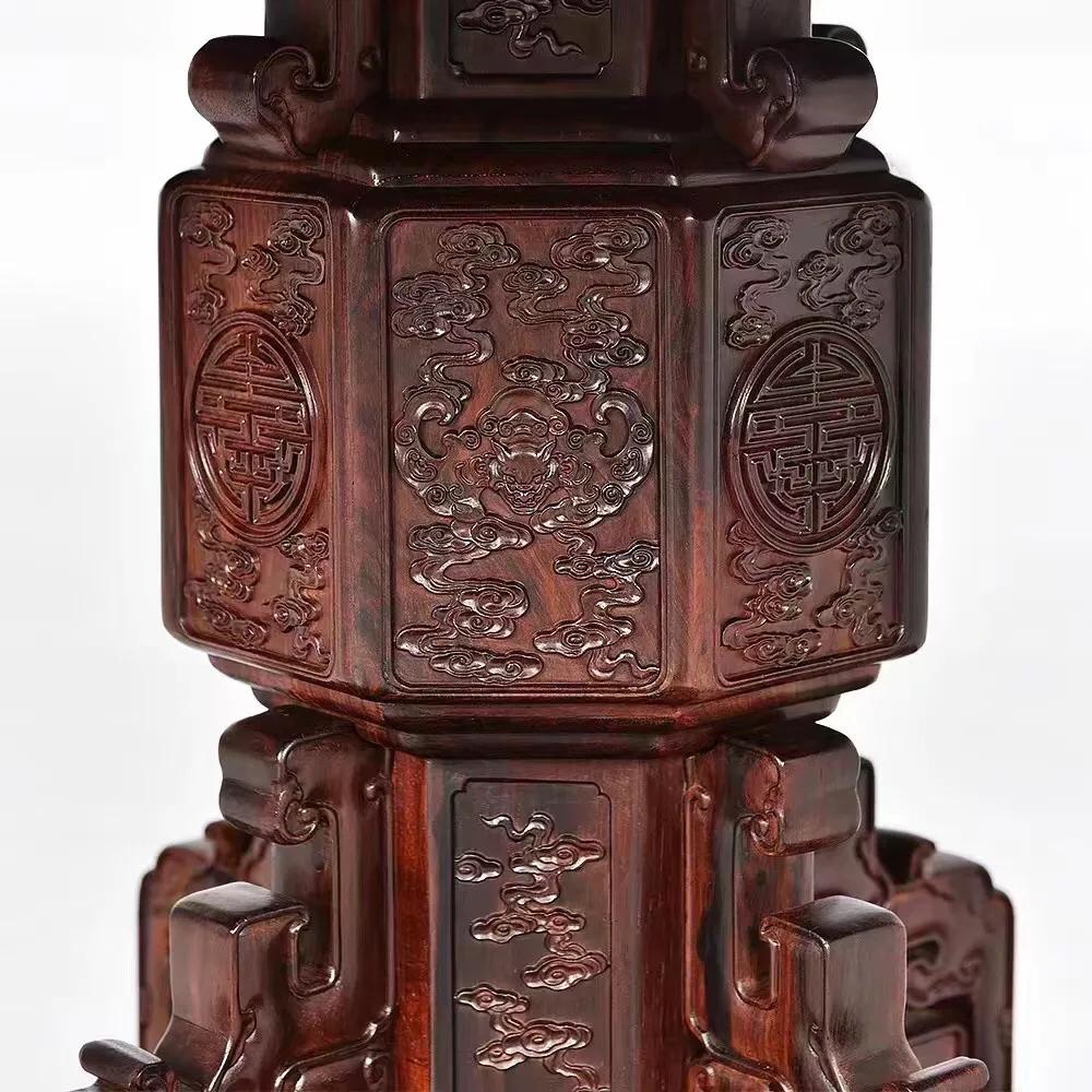 大红酸枝交趾黄檀长餐桌价格,大红酸枝交趾黄檀长方桌七件套