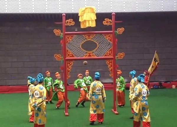 早期的蹴鞠足球历史,蹴鞠是现代哪项运动的起源