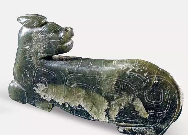 古玉结晶冰花,冰裂满纹古玉