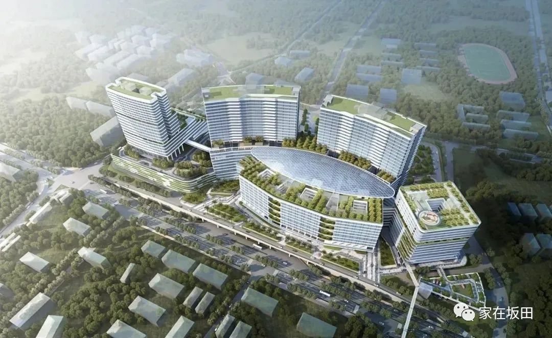 坂田第一家公立医院,深圳3000张床位医院