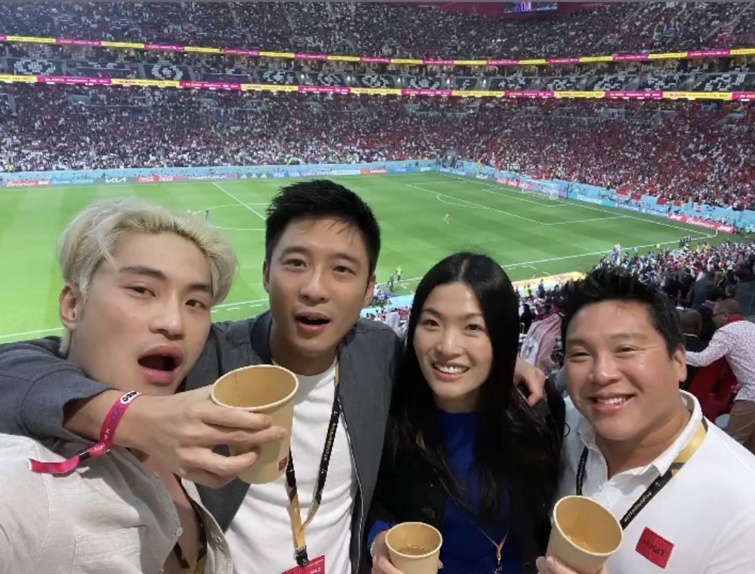 霍启山卡塔尔看球视频,霍启山卡塔尔球赛