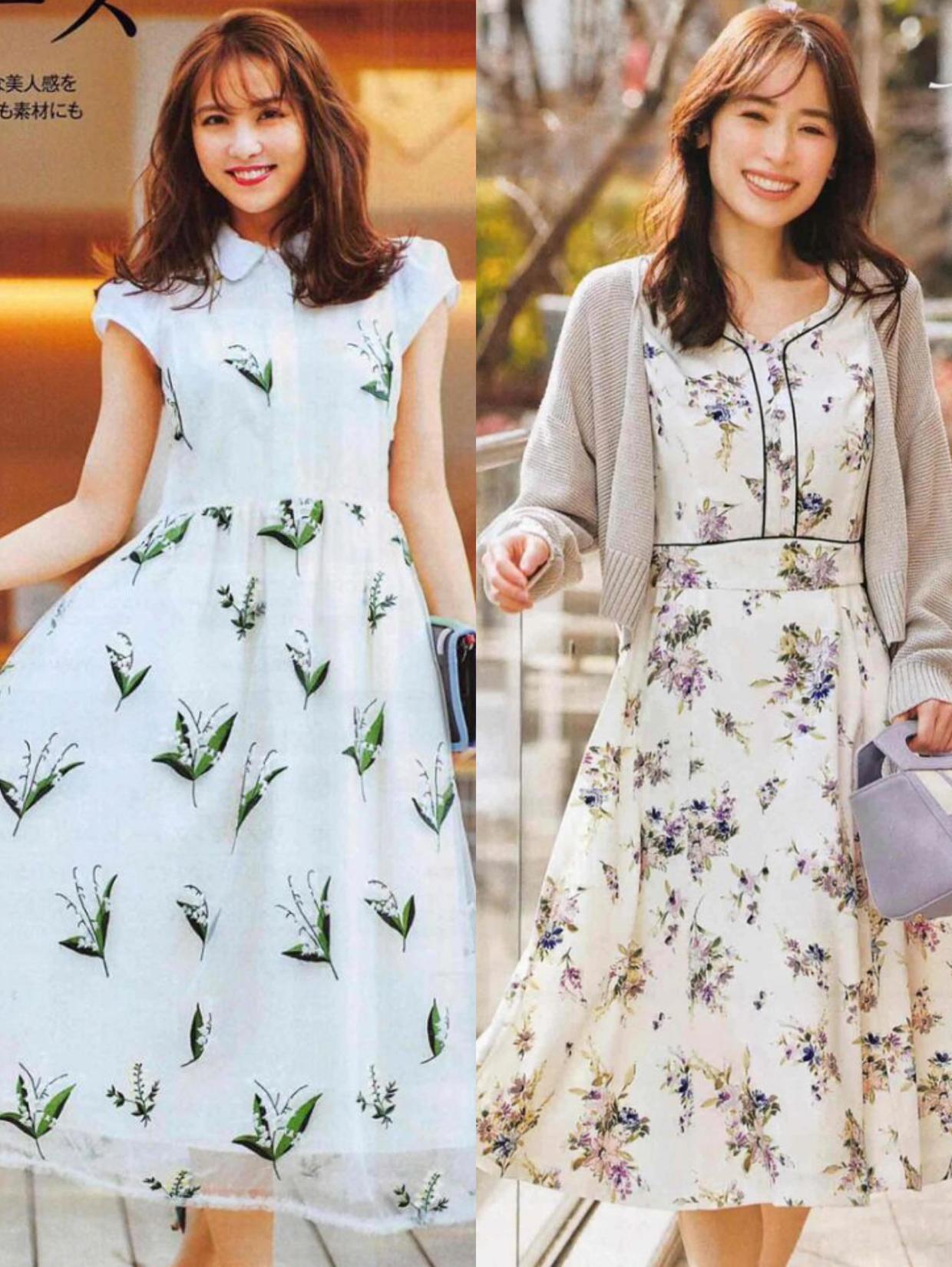 日系连衣裙穿搭,穿搭韩式博主夏季连衣裙推荐