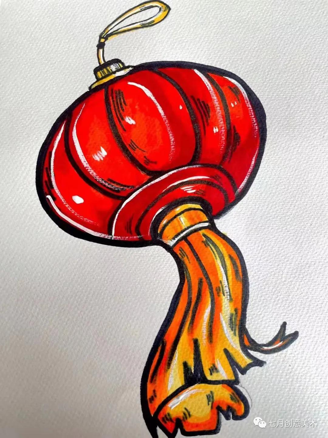 画拜年福娃,一分钟教你画拜年福娃